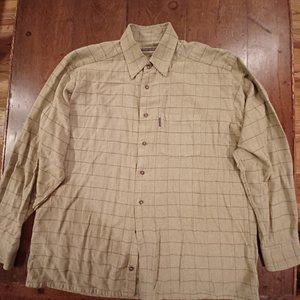 Bon Marche, Paris, flannel cotton shirt.  Size L (44)